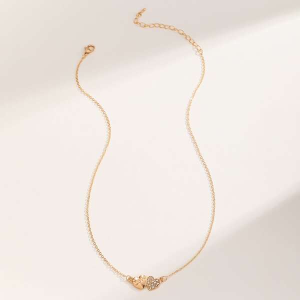 

Heart Pendant Necklace, Gold