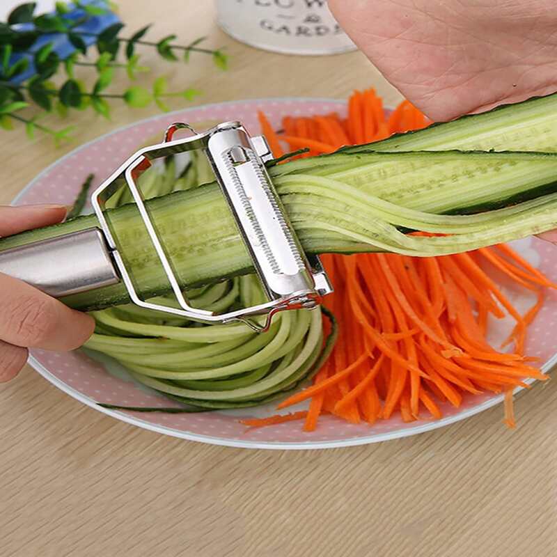 

1pc Stainless Steel Peeler, Silver