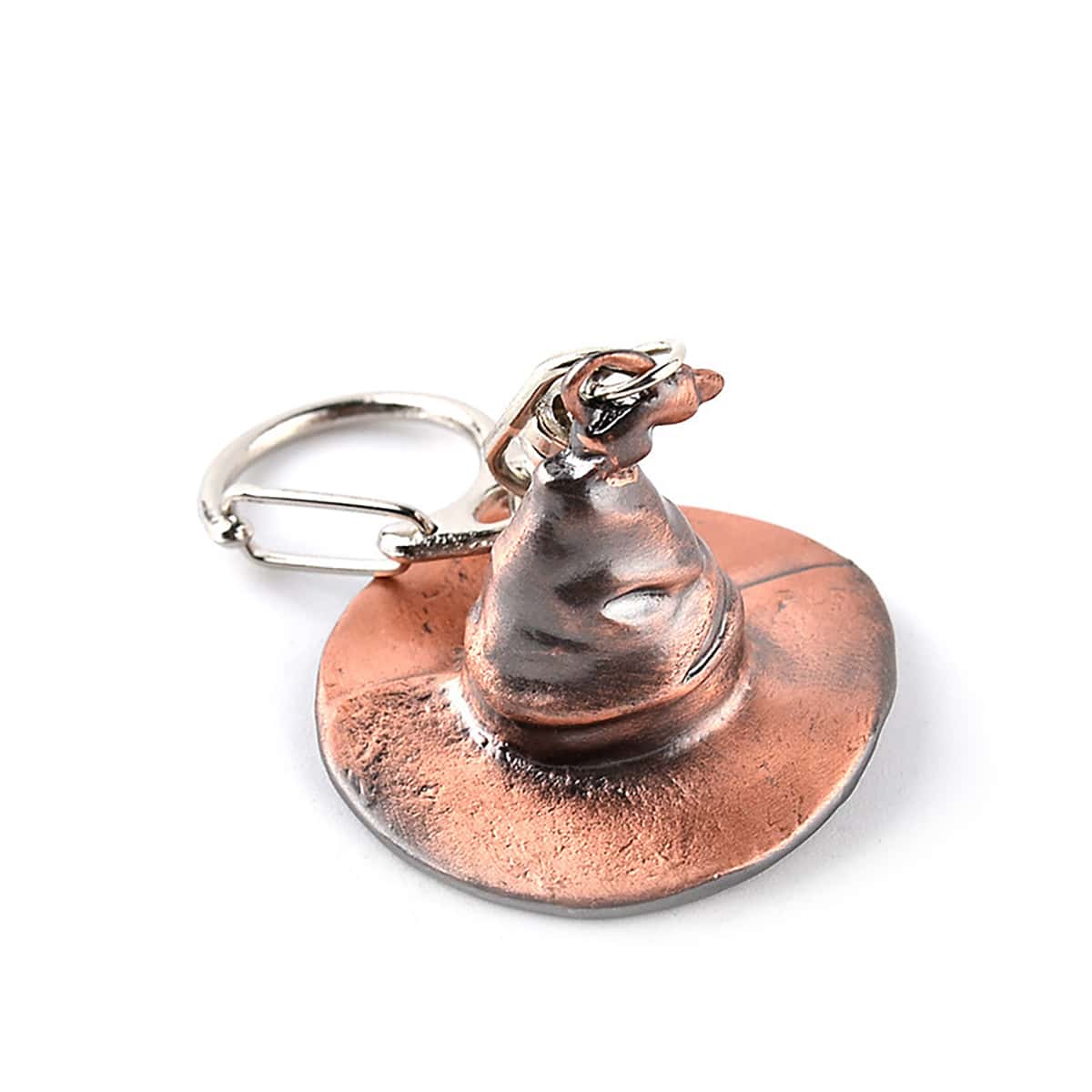 

Hat Charm Keychain, Bronze