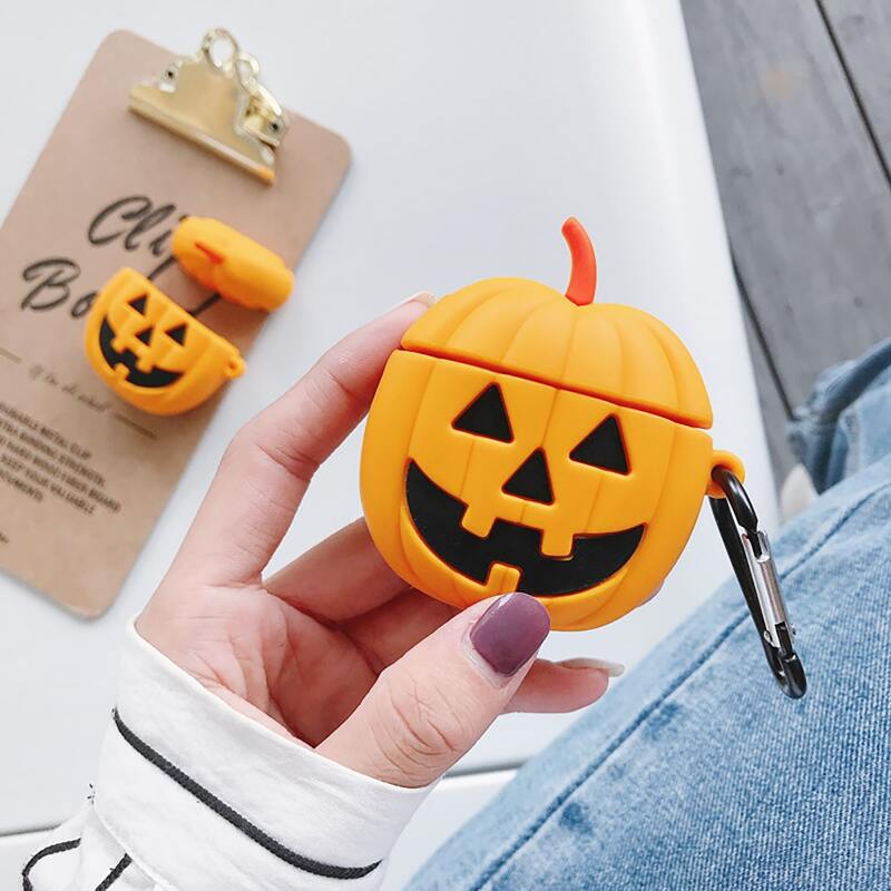 

Pumpkin Shaped Case For Airpods, Multicolor