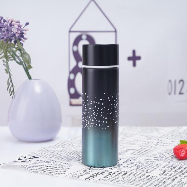 

1pc Polka Dot Vacuum Cup, Multicolor
