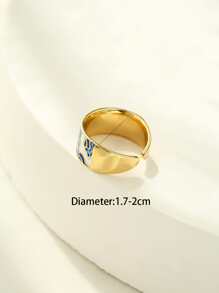 Color Block Cuff Ring