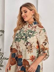 Mulvari Blouse tunique fleurie