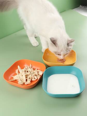 3入組方形寵物碗