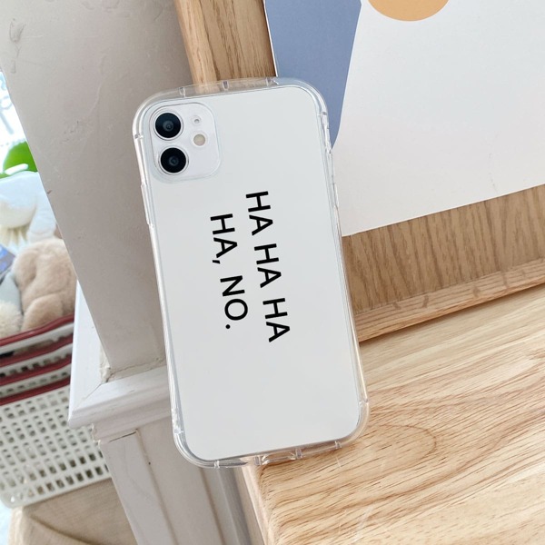 

Letter Graphic Clear Phone Case