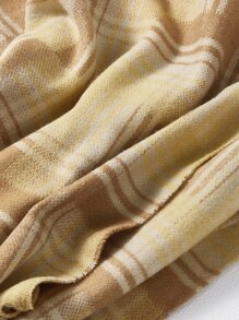 MOTF PREMIUM 格紋印花圍巾 - 彩色 - 查看 3