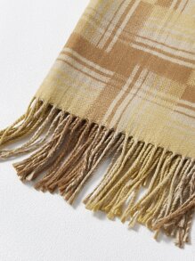 MOTF PREMIUM 格紋印花圍巾 - 彩色 - 查看 5