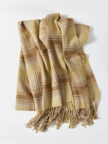 MOTF PREMIUM 格紋印花圍巾 - 彩色 - 查看 6