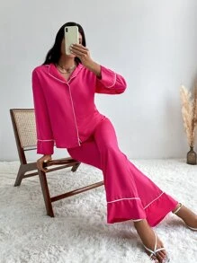 Quần Giải trí - Màu Hồng Tươi - Xem 4