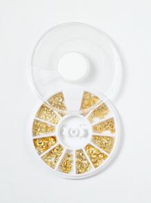 1Box Sea Turtle & Shell Design Nail Art Decoration Diy Nail Charms Nail Gems Nail Supplies Nails - Gold - View 2