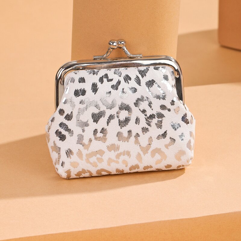 

All Over Print Coin Purse, White