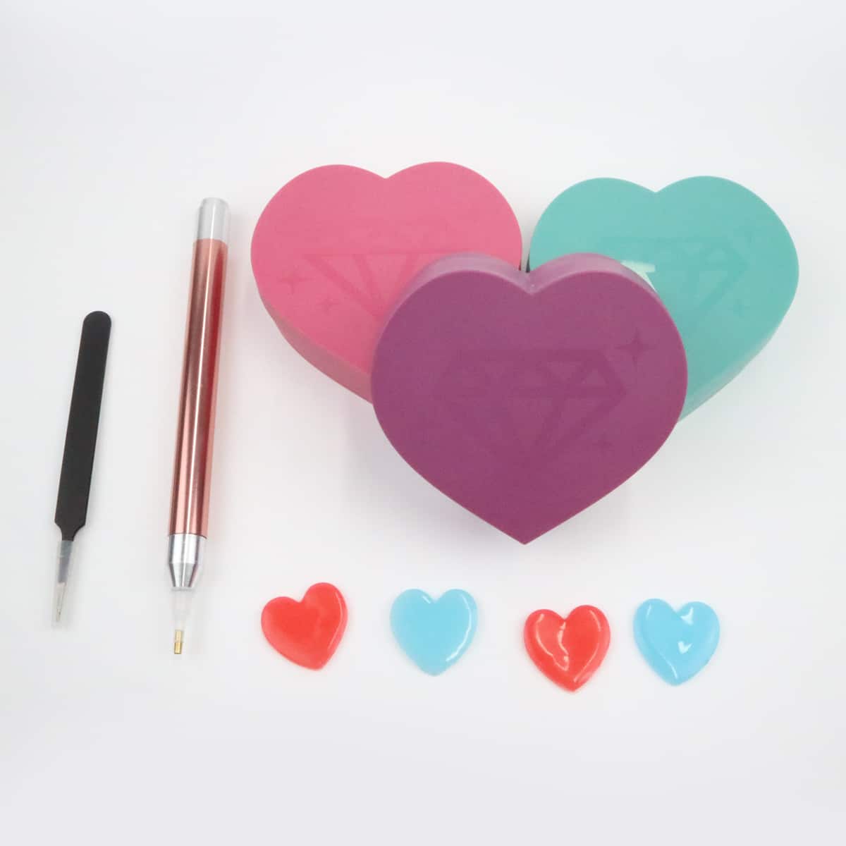 

1set Random Color DIY Diamond Painting Tool, Multicolor
