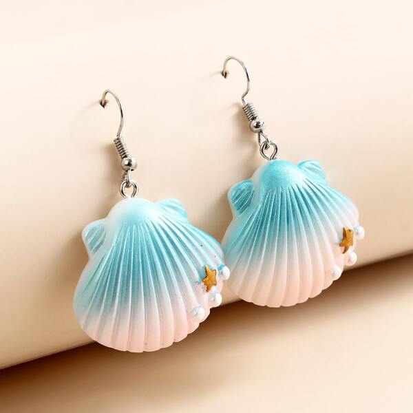 

Shell Drop Earrings, Multicolor