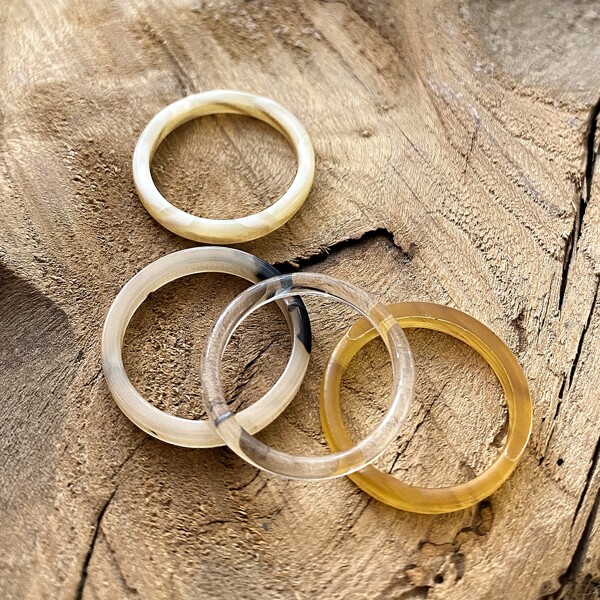

4pcs Resin Ring, Multicolor