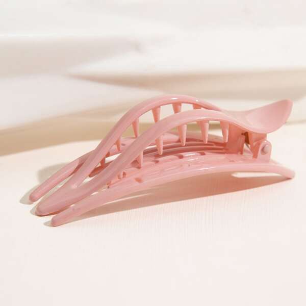 

Solid Hair Clip, Pink