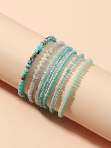 Vòng tay 7 hạt - Nhiều màu - Xem 2