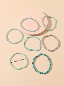 Vòng tay 7 hạt - Nhiều màu - Xem 4