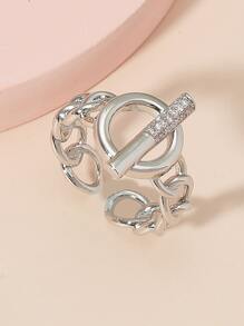 Vòng bít thiết kế chuỗi - Bạc - Xem 1