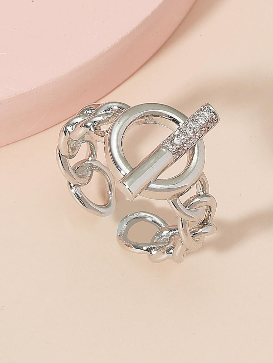 Vòng bít thiết kế chuỗi - Bạc - Xem 1