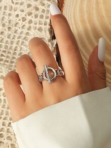 Vòng bít thiết kế chuỗi - Bạc - Xem 2