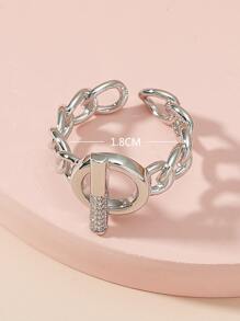 Vòng bít thiết kế chuỗi - Bạc - Xem 3