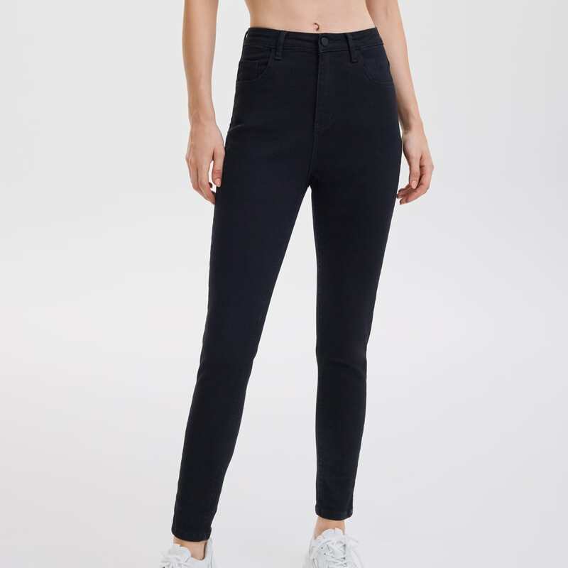 

Solid Skinny Jeans, Black
