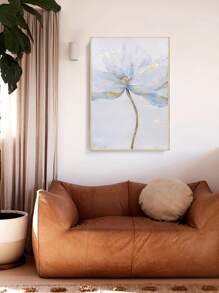 3pcs Flower & Feather Print Unframed Painting - Multicolor - View 6