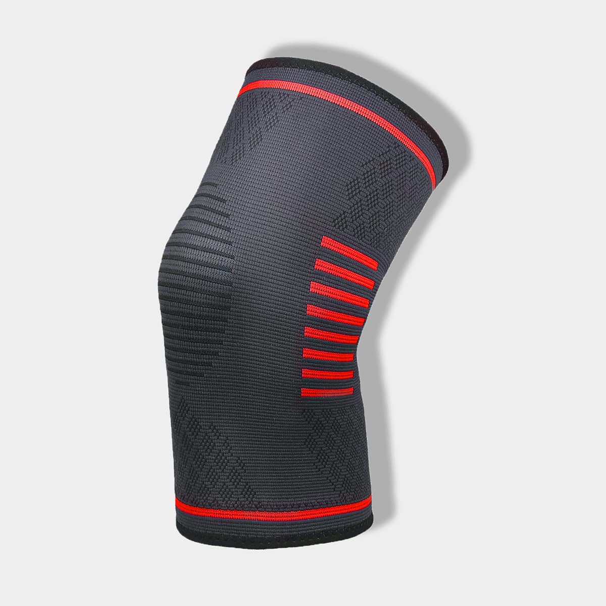 

1pc Striped Knee Pad, Red