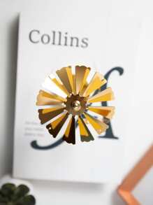 1pc Wind Chimes Design Candle Holder - Gold - View 4