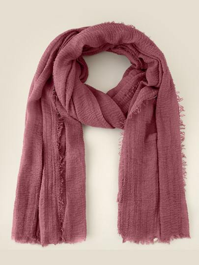 1 pièce Hijab pour femme, foulard modeste unicolore, cache-maillot de plage couleur unie douce, foulard casual pour usage quotidien, accessoires Abaya, vêtements voilés, accessoires de plage