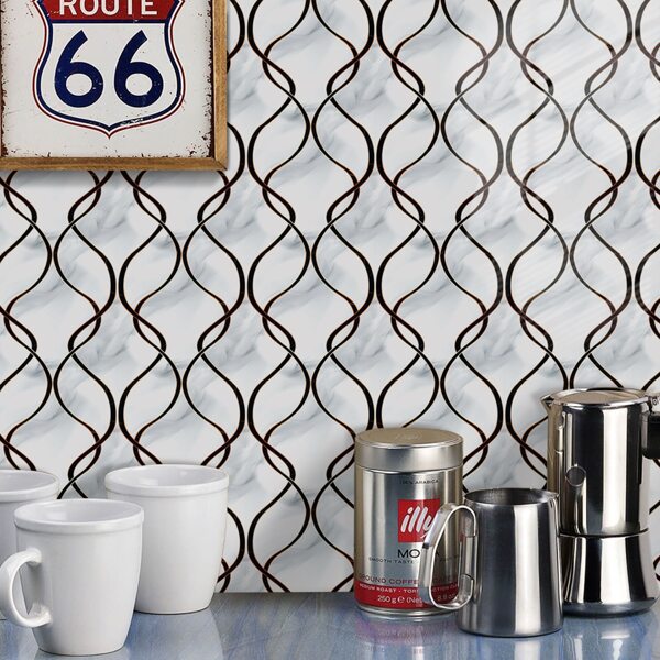 

10pcs Graphic Print Wall Sticker, Multicolor