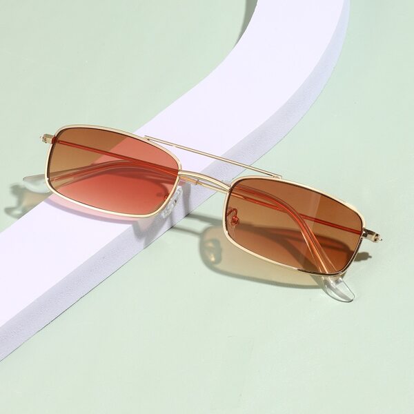 

Square Frame Sunglasses, Brown