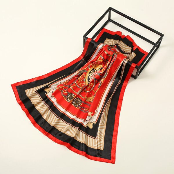 

1pc Graphic Bandana, Multicolor