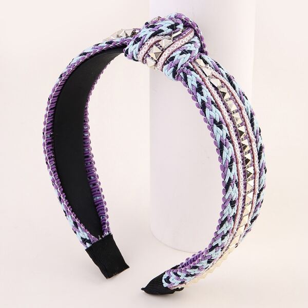 

Braided Wide Headband, Multicolor