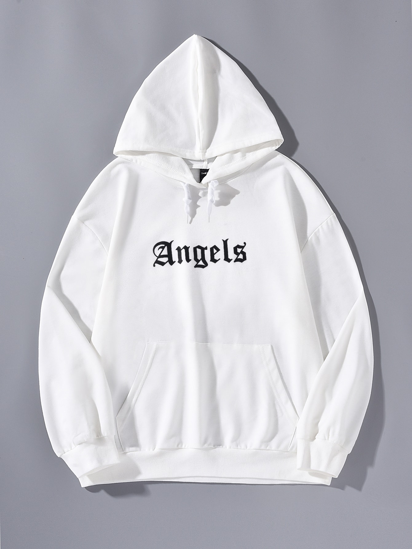 Felpa Con Cappuccio Con Tasca A Canguro E Cordoncino Piatto - Foto 3