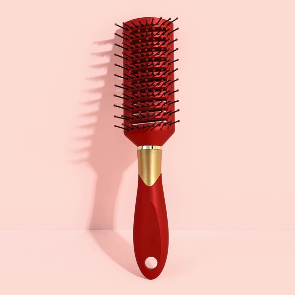 

1pc Hair Brush, Burgundy