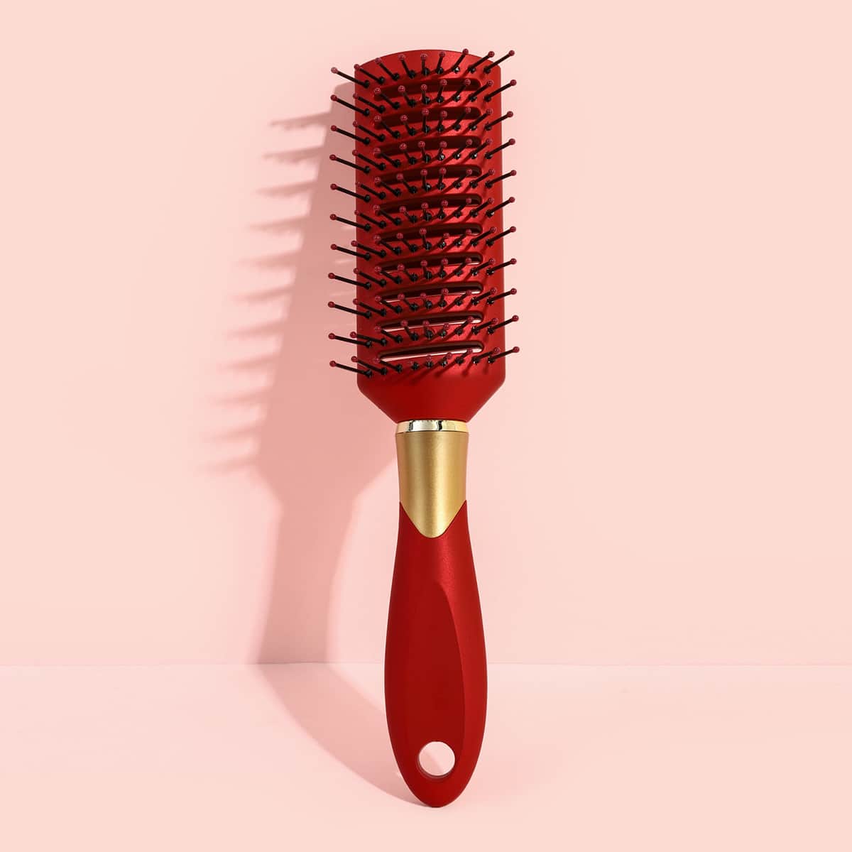 

1pc Hair Brush, Burgundy