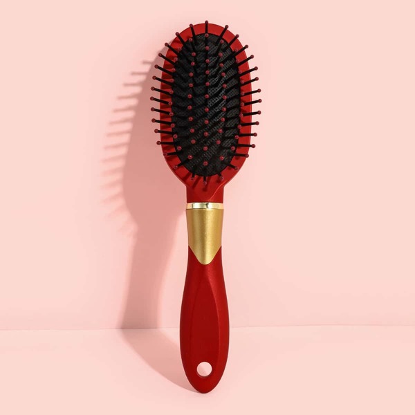 

1pc Hair Brush, Burgundy