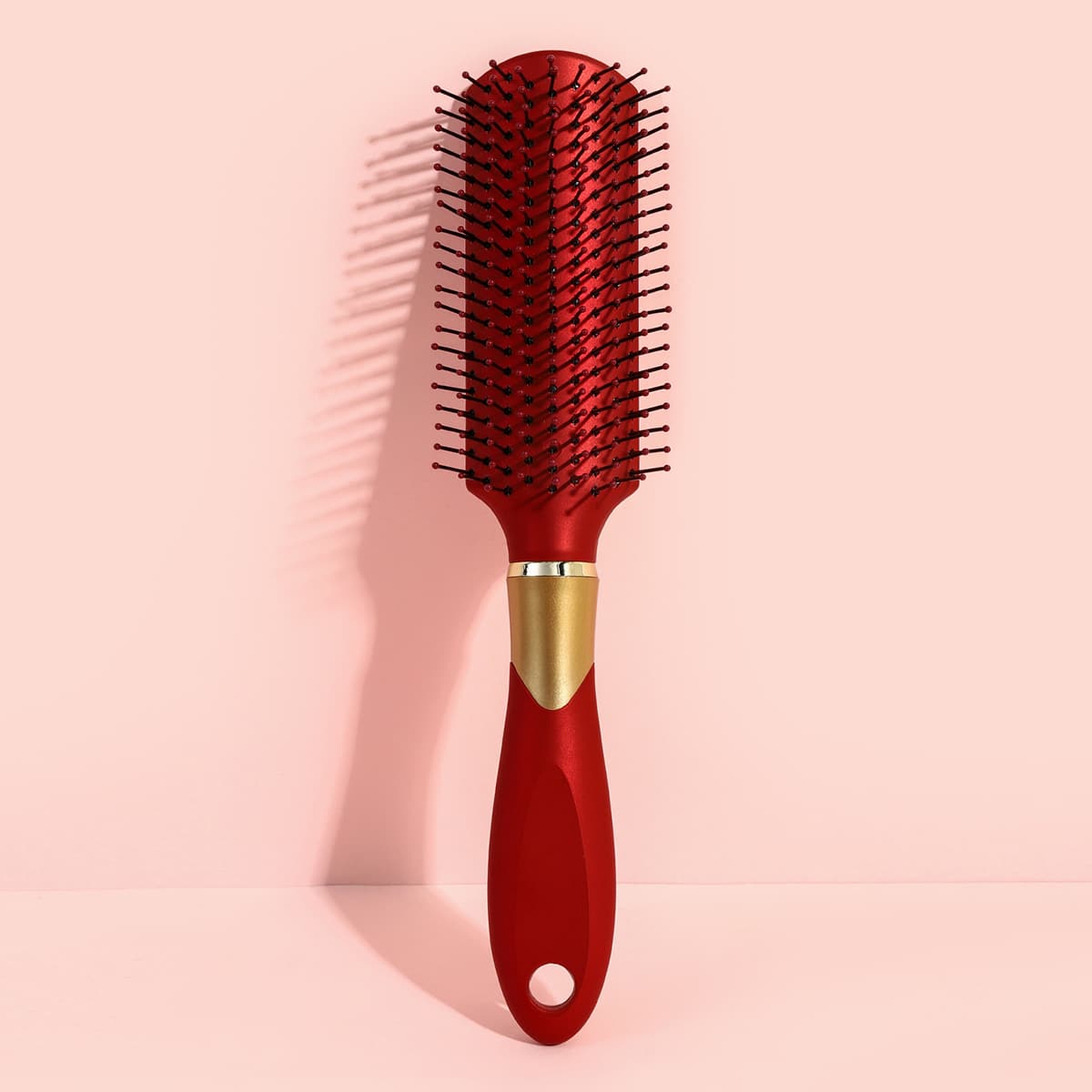 

1pc Hair Brush, Burgundy