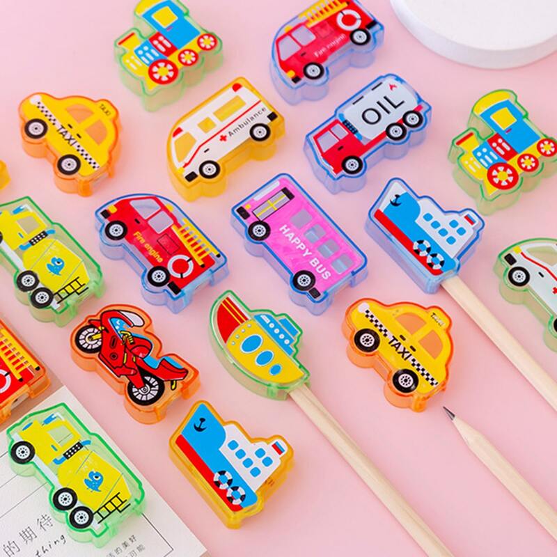 

2pcs Random Cartoon Pencil Sharpener, Multicolor