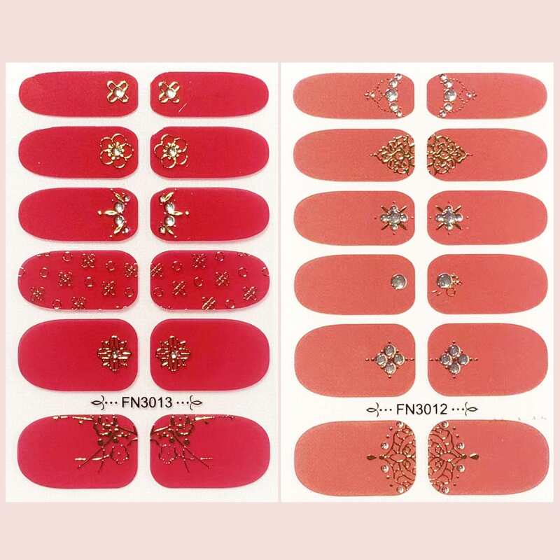 

2sheets Flower Pattern Nail Art Sticker, Multicolor