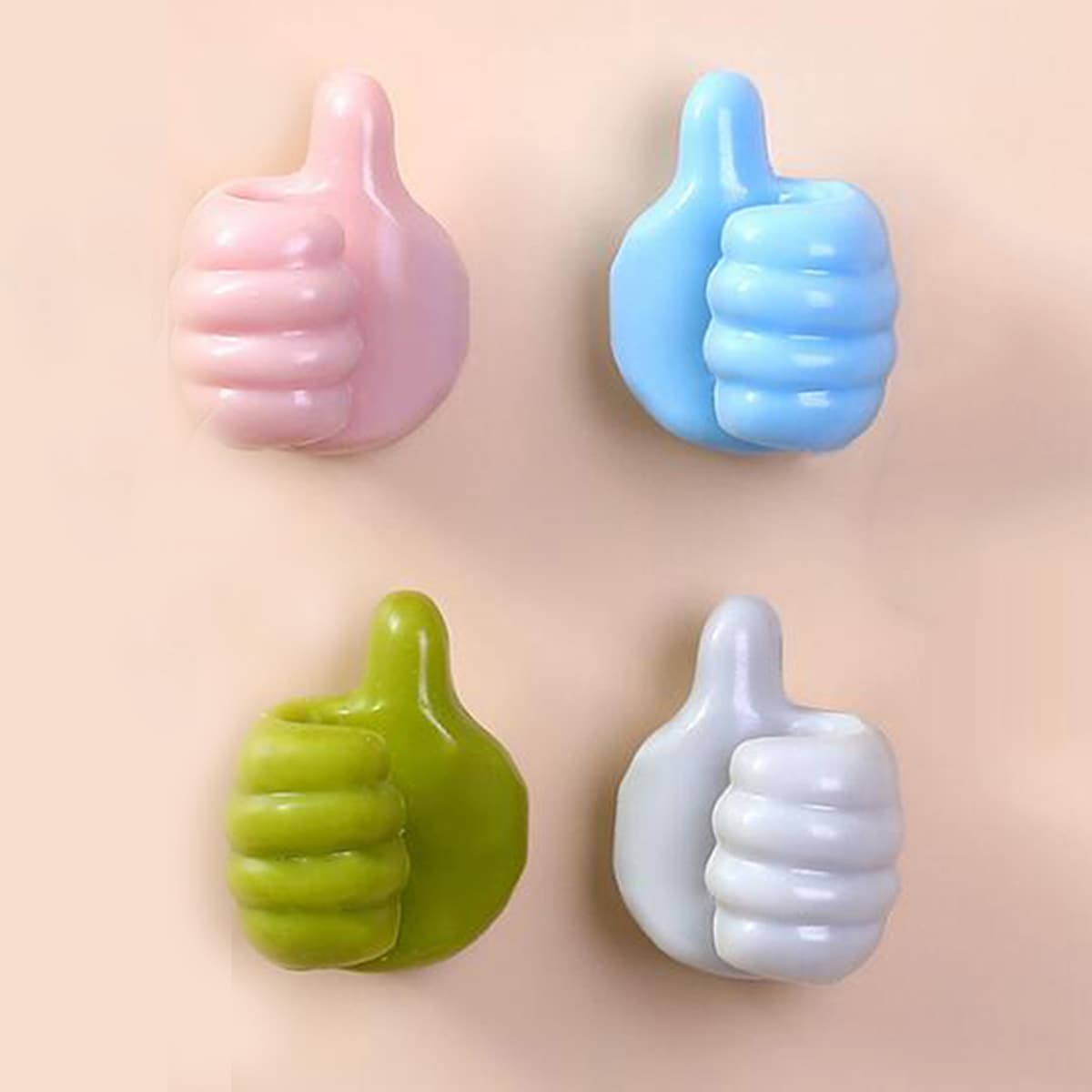 

1pc Random Color Thumb Wall Hook, Multicolor