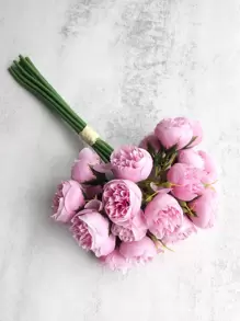 1bunch Artificial Flower - Pink - View 4