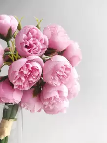 1bunch Artificial Flower - Pink - View 5