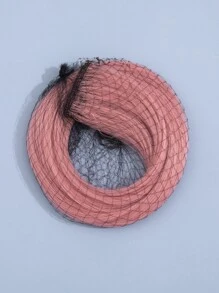 ROMWE Fairycore 1pc Long Straight Synthetic Hair Extension - Pink - View 6