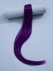 ROMWE Fairycore Phần mở rộng Tổng hợp Nối tóc Kẹp - Màu tím - Xem 4