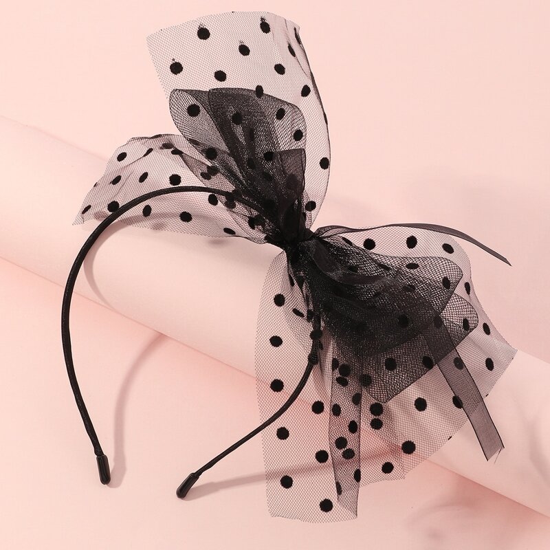 

Bow Decor Headband, Black