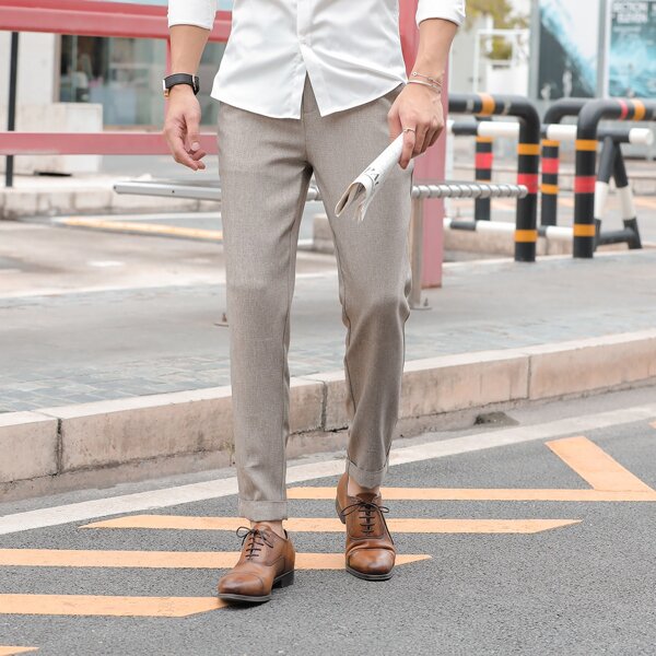 

Men Slant Pocket Pants, Khaki