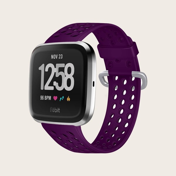 

Силиконовый ремешок для часов Fitbit versa, Пурпурный