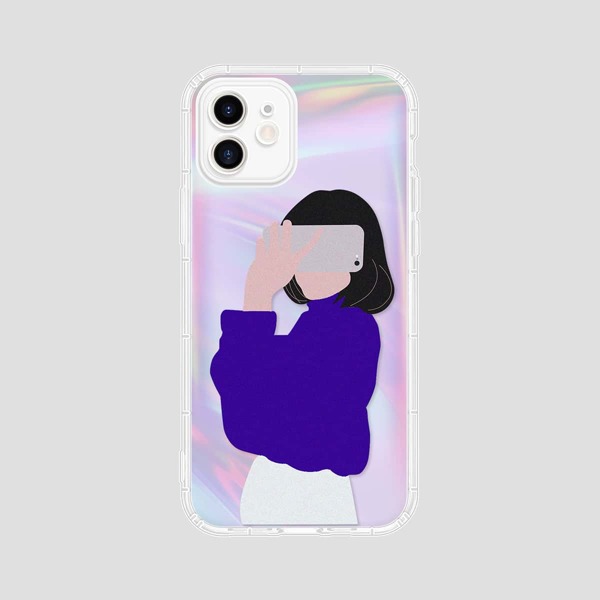 

Girl Painted Phone Case, Multicolor
